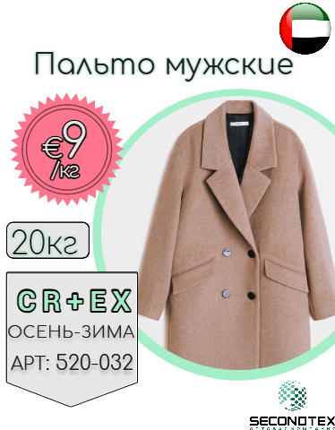 Пальто мужские