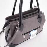 Сумка Саломея 415 мульти итальянский серо-черный