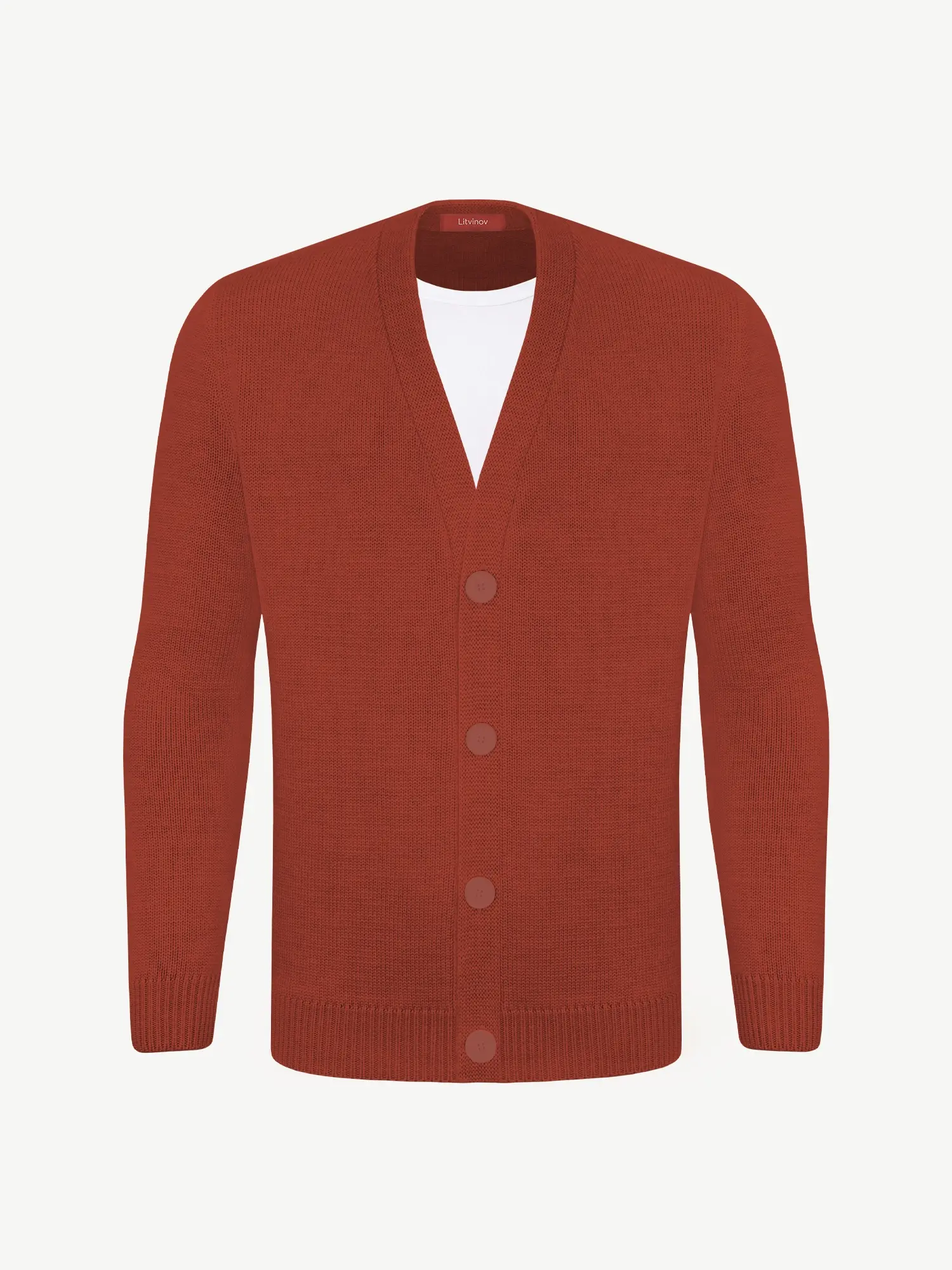 Кардиган с пуговицами из шелка