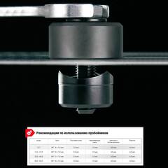 Пробойник отверстий в металле 24,0мм 3z Ruko 109240