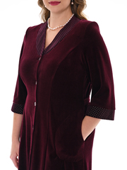 4067 Халат на пуговицах