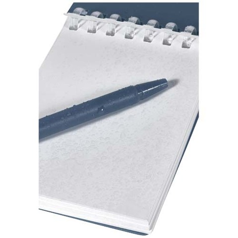 Lig Mini набор из блокнота в мягкой обложке из переработанного пластика и шариковой ручки (синие чернила)