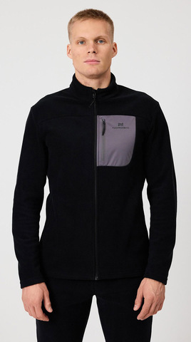 Флисовая толстовка Nordski Heat Black/Shark мужская