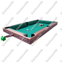Надувная командная игра "Бильярд", 8*4*1 м