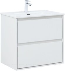 Aquanet 340153 Тумба с раковиной Милан 70 цв. белый глянец (340153) фото