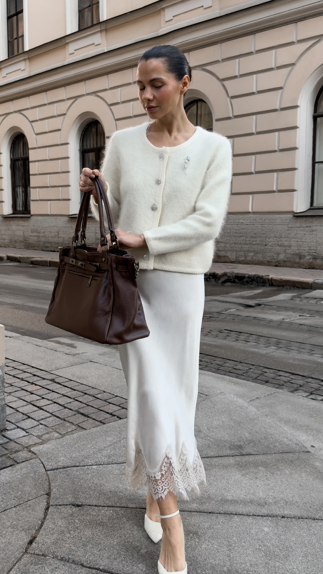 Шерстяной жакет с окантовкой