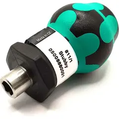 Короткая ручка-битодержатель с магнитом Stubby WERA 05008880001