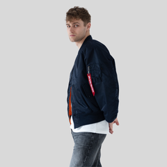 Бомбер Alpha Industries MA-1 Rep. Blue (Синий)