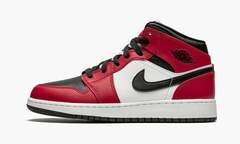 Air Jordan 1 Mid GS "Chicago Black Toe"