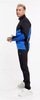 Утеплённый лыжный костюм ArsWear Black-Blue Training со спиной мужской