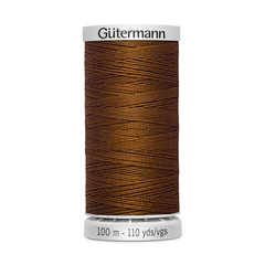 Нить Extra Strong M782 40/100 м суперкрепкая, Gutermann, 650 золотисто-каштановый