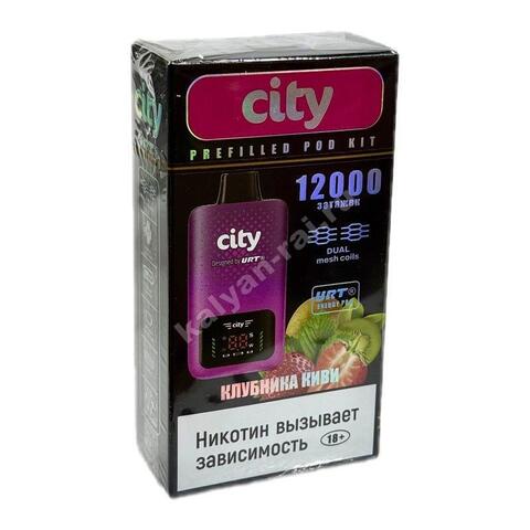 City Energy Pro URT POD Kit - Клубника Киви 12000 затяжек