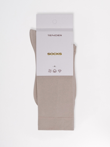 Высокие носки гладкий хлопок