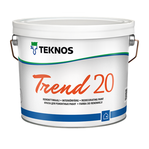 TEKNOS TREND 20/Текнос Тренд 20 Акрилатная краска для стен и потолков