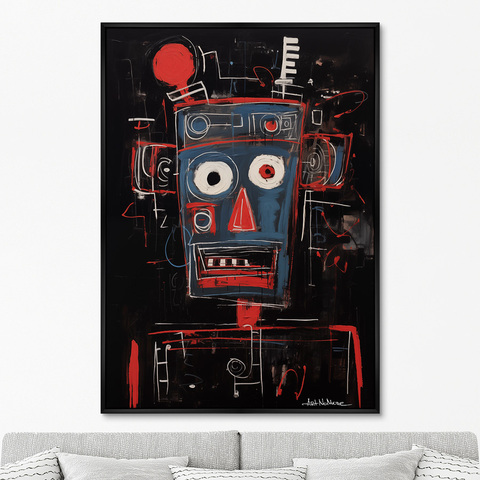 ArtNoMore - Репродукция картины на холсте Robots, the joy of being, No 2, 2024г.