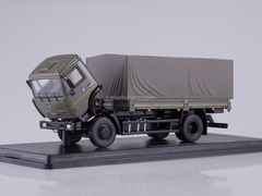 KAMAZ-43253 flatbed truck with awning dark-gray 1:43 Start Scale Models (SSM)