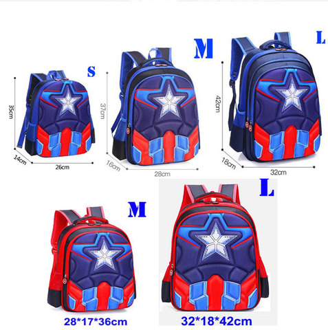 Капитан Америка рюкзак школьный