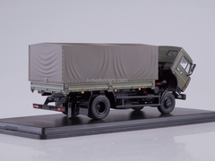 KAMAZ-43253 flatbed truck with awning dark-gray 1:43 Start Scale Models (SSM)