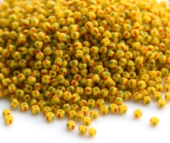 Бисер чешский полосатый Preciosa 83590, размер 10/0