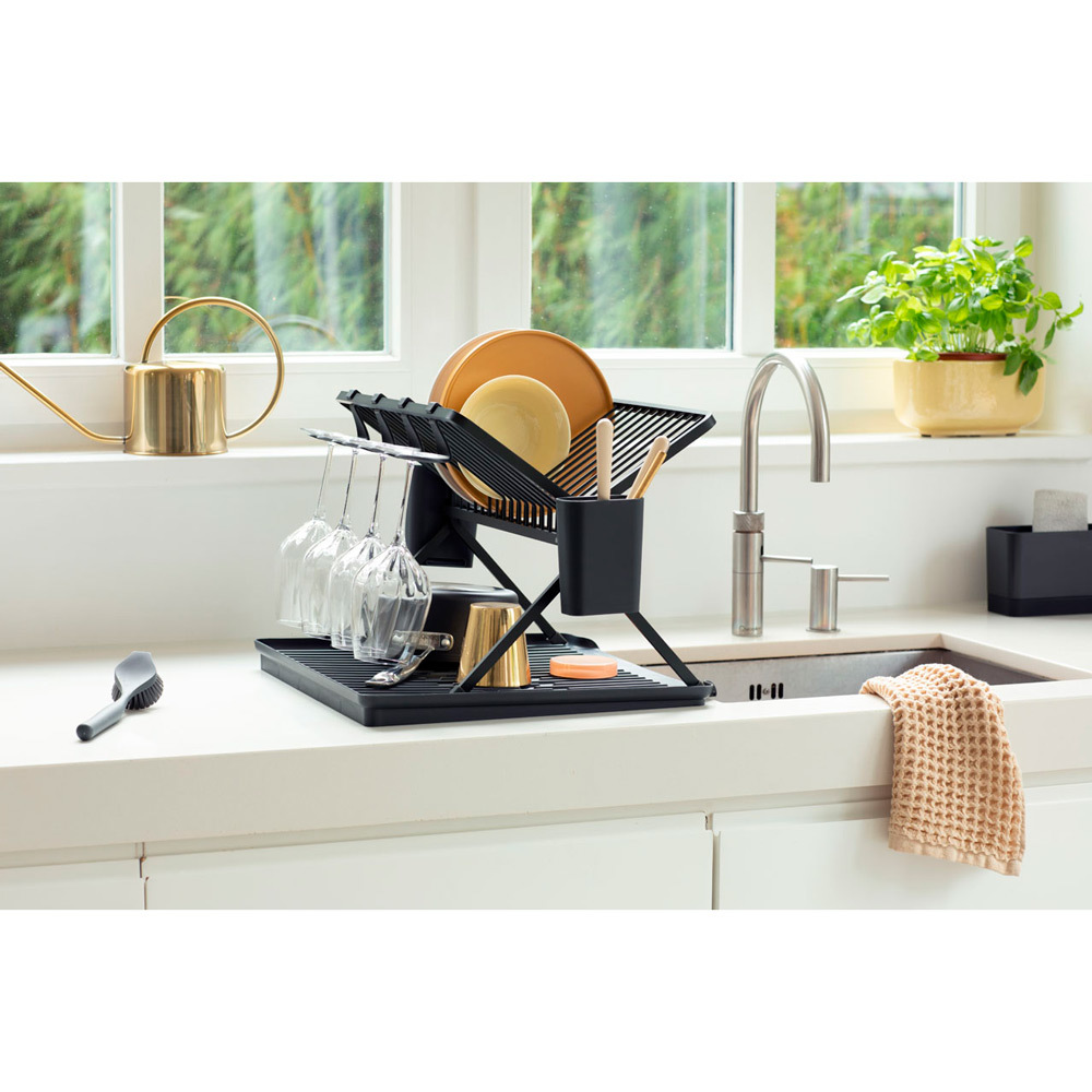 Складная сушилка для посуды (большая), Темно-серый, арт. 139482 - фото 4