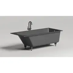 Salini CASCATA 180x80 104213MRF Ванна встраиваемая S-Sense, матовый, RAL полностью. (только светлые оттенки) фото