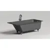 Salini CASCATA 180x80 104213MRF Ванна встраиваемая S-Sense, матовый, RAL полностью. (только светлые оттенки)