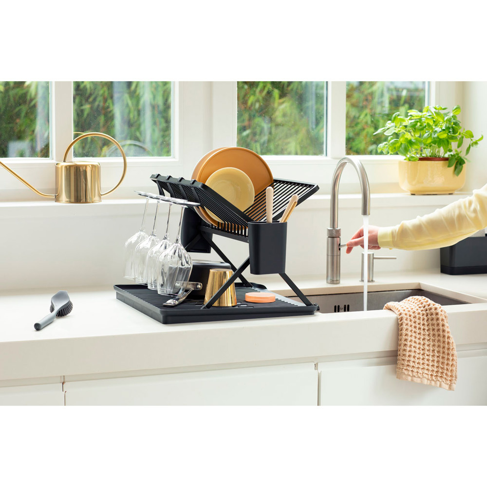 Складная сушилка для посуды (большая), Темно-серый, арт. 139482 - фото 3