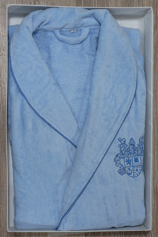 Халат мужской Gamba Gant небесно-голубой