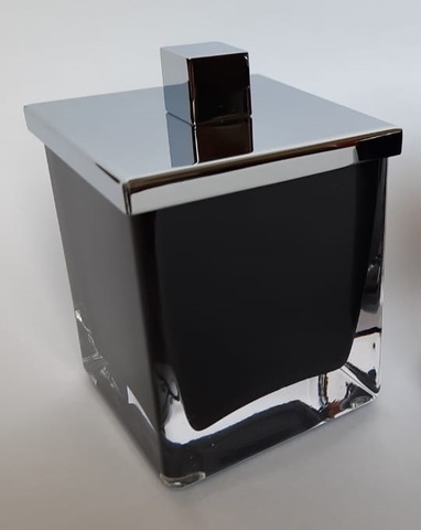 Емкость для косметики Windisch 88168NCR черный хром
