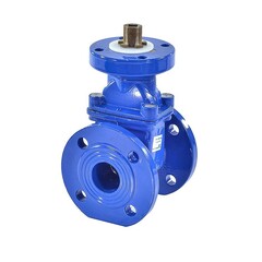 Задвижка чугунная с обрезиненным клином 30ч939р DN 200 PN 10 под электропривод тип Б, РФ