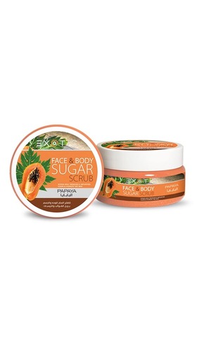 Exotic EX-09 Скраб сахарный для лица и тела  (F Papaya)  300 ml