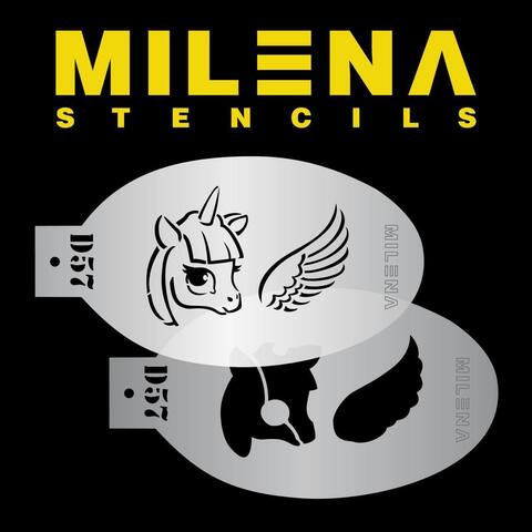 Трафарет Milena D57