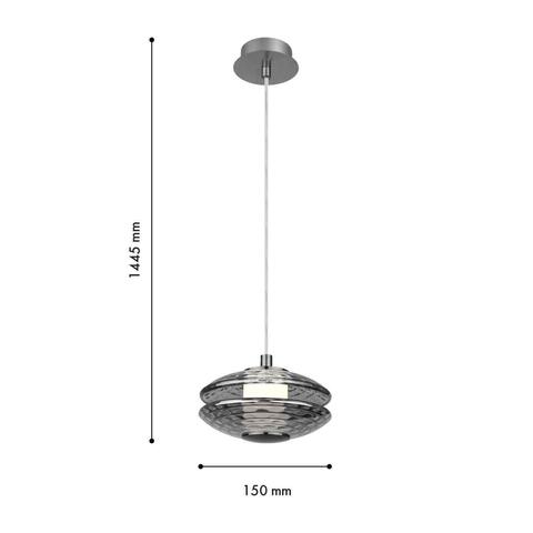 Подвесной светодиодный светильник Favourite Claros 4643-1P