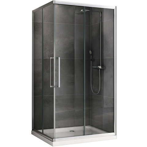 Abber Schwarzer Diamant AG02128H Душевой уголок, 120x80x195, цвет: хром