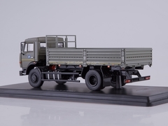 KAMAZ-43253 flatbed truck with awning dark-gray 1:43 Start Scale Models (SSM)