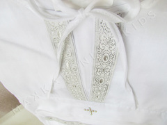 Классика 3 предмета, Крестильный набор для мальчика (белый/серебро_0-3)