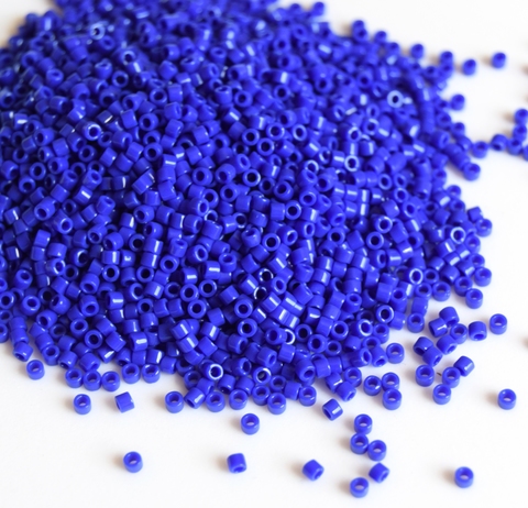 DB-0726 Бисер цилиндрический Миюки делика 11/0 /Miyuki delica 11/0 Opaque Cobalt
