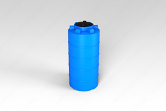 Емкость пластиковая пищевая ЭкоПром ЭВЛ-Т 300 л. вертикальная (65x65x141см;синий) - арт.555618