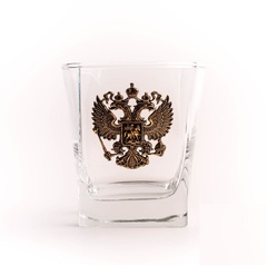 Коллекционный сувенирный набор стаканов для виски «Герб России», фото 3