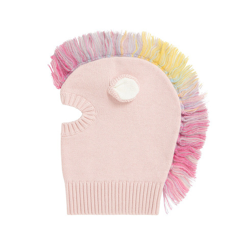 Шапка Stella McCartney Kids Unicorn Balaclava Pink