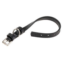 Ferplast ошейник VOGUE FLAT CF15/29 из натуральной кожи, черный