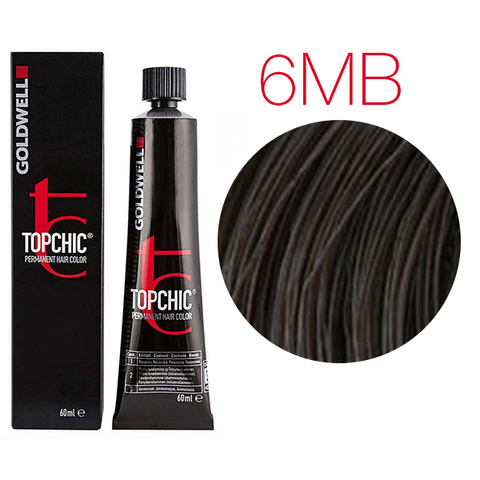 Goldwell Topchic 6MB (средний матово-коричневый) - Стойкая крем-краска