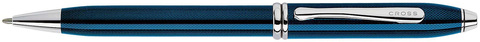 Ручка шариковая Cross Townsend, Quartz Blue Lacquer (692-1)
