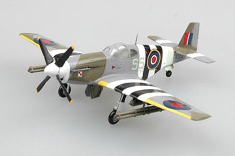 Модель Американский Истребитель P-51 B/C Mustang масштаб 1:72