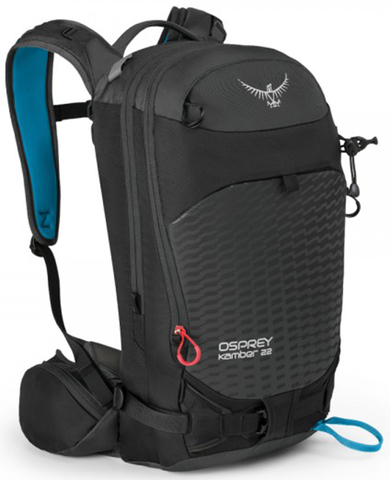 Картинка рюкзак горнолыжный Osprey Kamber 22 Galactic Black - 1