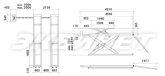 Подъёмник ножничный APAC 1533C 4,5т