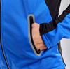 Утеплённый лыжный костюм ArsWear Black-Blue Training со спиной мужской