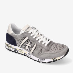 Замшевые кроссовки Premiata Eric 6141 с перфорацией