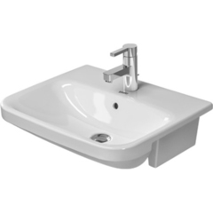 Duravit DuraStyle Раковина  встраиваемый до половины с перел., с 1 отв. под смес., включая крепление для встраивания в деревянную столешницу, 550x455м 375550000 фото