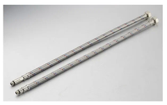 Подводка д/смесителя нерж. сталь в силиконовой оплетке 120см. (гайка-штуцер) латунь HS-028B PVC120